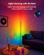 Vexinat Corner Floor Lamp, Smart RGB LED Corner Lamp - Image 5