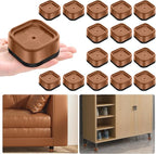 shouwuhho 16 Pack Furniture Risers Adjustable Bed Risers Heavy Duty Lifts by EnjoyLifeEnjoyHappiness