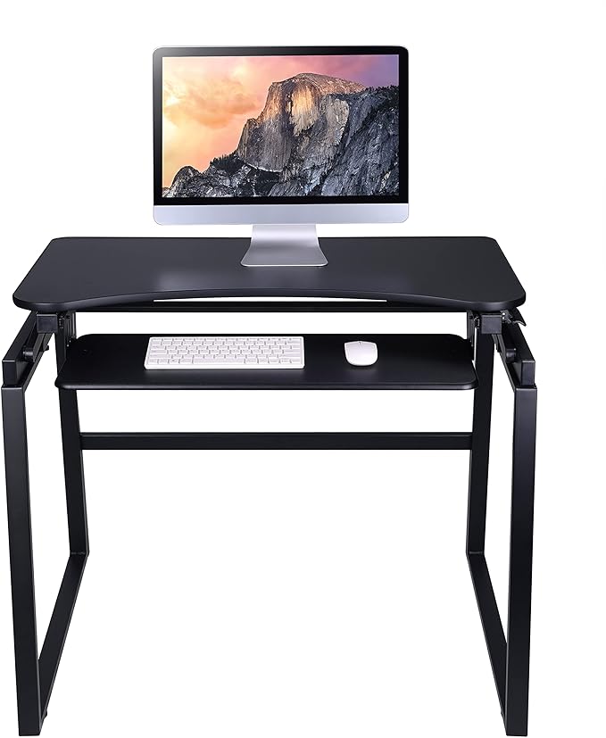 Rocelco 32" Height Adjustable Standing Desk Converter - Image 6