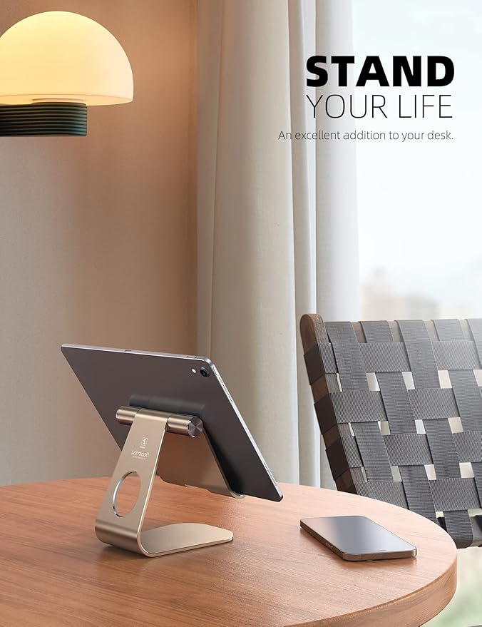 Lamicall Tablet Stand, Adjustable Tablet Holder - Image 2