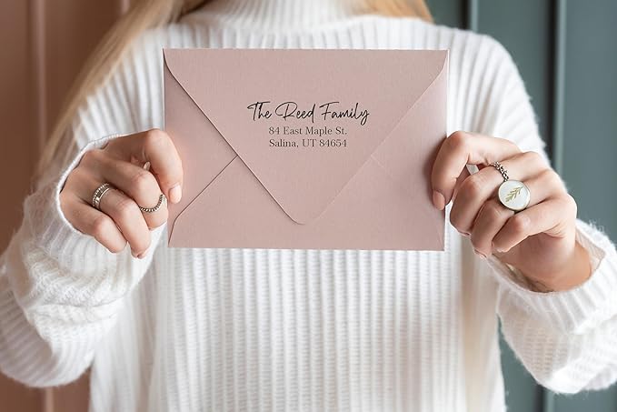 Address Stamp - Custom Stamps for Mailing I Create Personalized Name and Return - Image 6