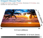 IMAYONDIA Sunshine Beach Coast Sea Palm Trees Mouse Pad, Hawaiian Coconut Trees - Image 2