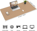 Leather Desk pad Protector, Large Desk mat - Image 2