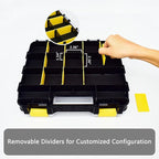 AIDY-PRO Hardware Organizer Box 34 Compartments Small Parts Organizer - Image 4
