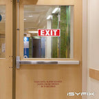 iSYFIX Exit Signs Stickers – 12 Pack 12x4 Inch – Premium Self-Adhesive Vinyl - Image 3