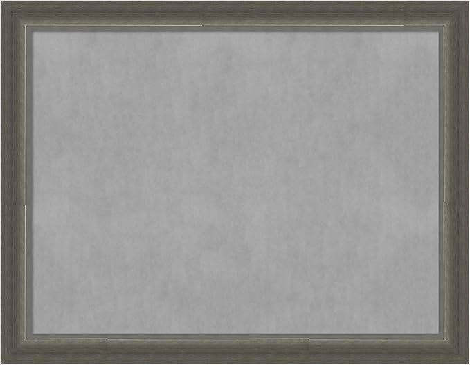 Amanti Art Silver Framed Magnetic Board 21x27 Medium Vision Board by AmantiArt