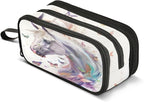 BOENLE White Horse Butterflies Pencil Case Box Boys Girls Large Pencil Pouch by BOENLE-WELCOMEYOURCOMING