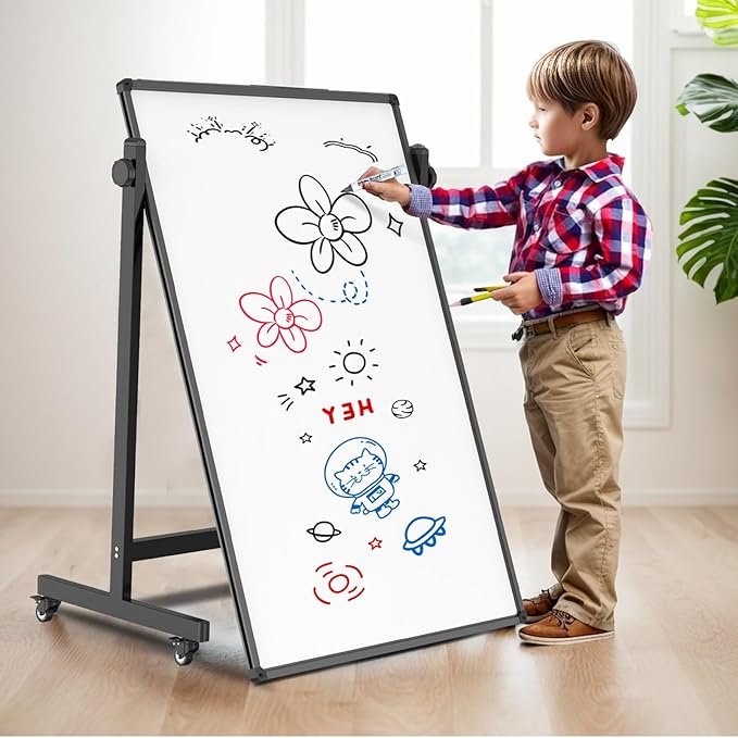 Rolling Whiteboard 40x28 Inches - Image 6