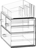 ZHIAI Stackable Cosmetic Organizer, Acrylic Cosmetic Organizer - Image 5