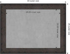 Amanti Art Black Framed Magnetic Board 25x33 Medium Vision Board - Image 4