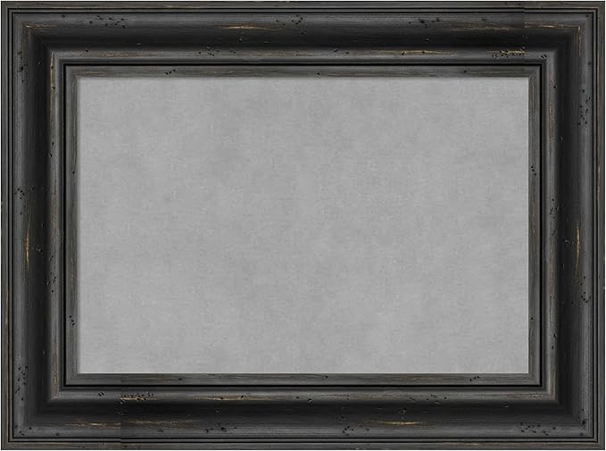 Amanti Art Black Framed Magnetic Board 17x23 Small Vision Board by AmantiArt