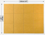 DECORITA Felt Wall Tiles | Large Cork Board Alternative | Aesthetic Felt - Image 3