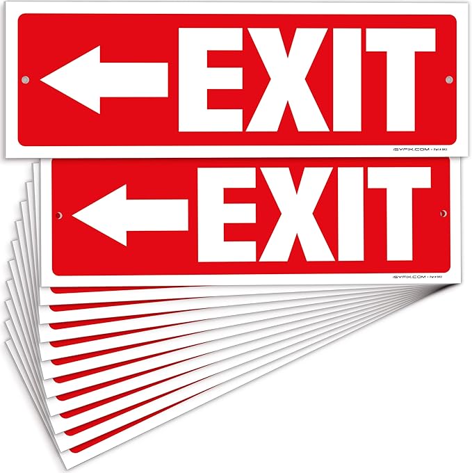 iSYFIX Exit Signs by iSYFIXPREMIUMSIGNS
