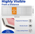 Office Door Signs with 6 Printed Status Options – Do Not Disturb, Out of Office - Image 3