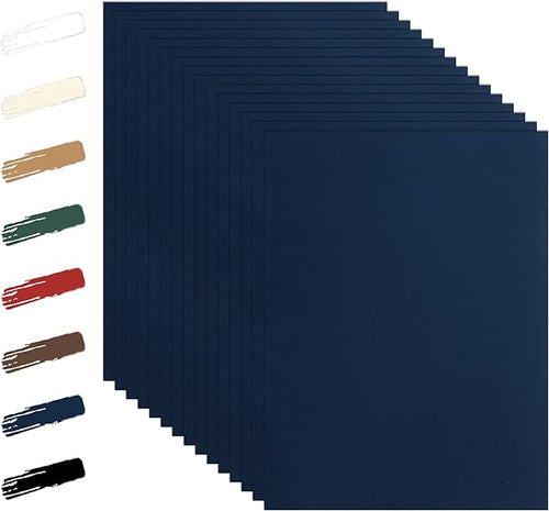 100 Sheets Navy Blue Cardstock 8.5 x 11 Certificate Paper, 92lb Premium Craft by Guakicae