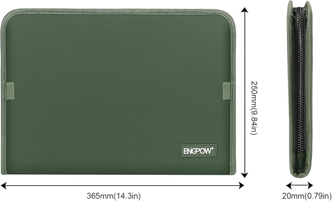 ENGPOW 13 Pocket Expanding File Folder, Fireproof Accordion File Folder - Image 6