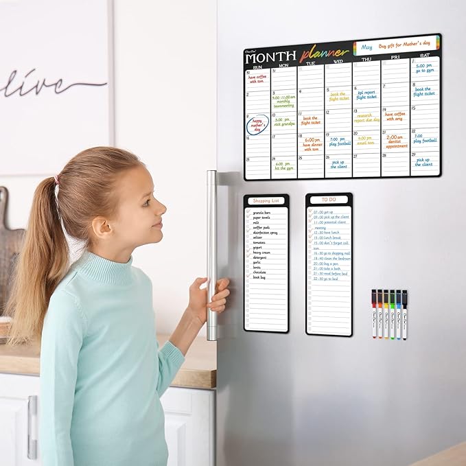 Magnetic Dry Erase Monthly Calendar - Image 5