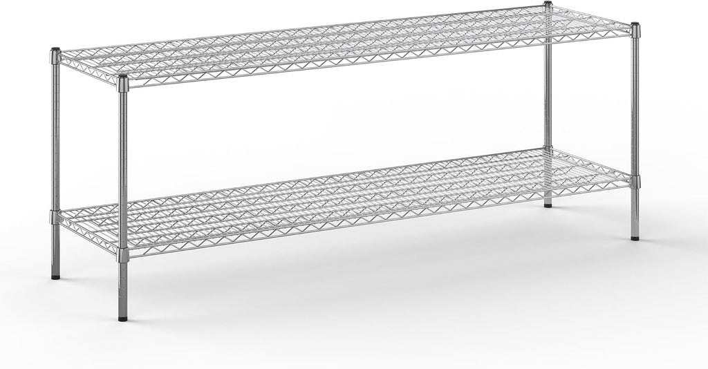 Regal Altair 21" Deep x 72" Wide x 27" Height Wire Shelving Kit | 2-Tier | NSF