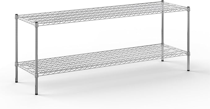 Regal Altair 21" Deep x 72" Wide x 27" Height Wire Shelving Kit | 2-Tier | NSF by Regal+Altair
