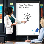 maxtek Mobile Dry Erase Board – 40x28 inches Magnetic Portable Whiteboard Stand - Image 8