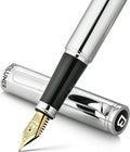 BEILUNER Silver Fountain Pen, Stunning Luxury Pens by BEILUNER