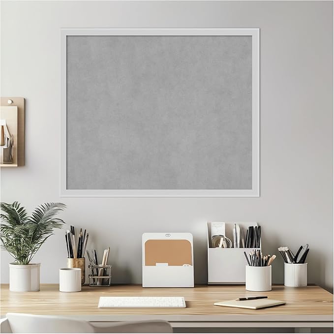 Amanti Art Silver Framed Magnetic Board 21x25 Medium Vision Board - Image 7