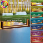 Custom Office Name Plate, Personalized Light Up Desk Sign - Image 5