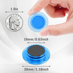 VNDUEEY 45 Pcs Round Whiteboard Magnets, Fridge Magnets, Dry Board Magnet - Image 5