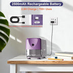 AFMAT Electric Pencil Sharpener Heavy Duty, Cordless & Rechargeable, Classroom - Image 6