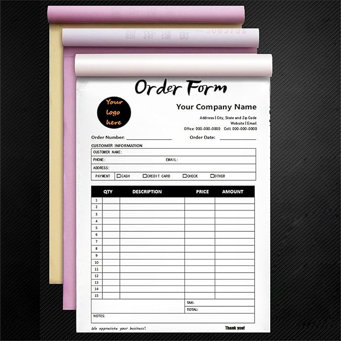 Custom Invoice Book in 3-Part /2-Part Receipt Book - Image 2