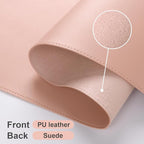 DAWNTREES Desk Mat Protector, PU Leather Desk Pad, Non Slip, Large Mouse Pad - Image 3