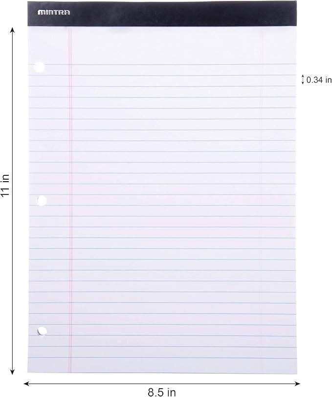 Mintra Office Legal Pads, 8.5in x 11in) - Image 2