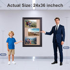 36x24 Inch Lockable Enclosed Bulletin Board, Weather-Resistant Outdoor - Image 5