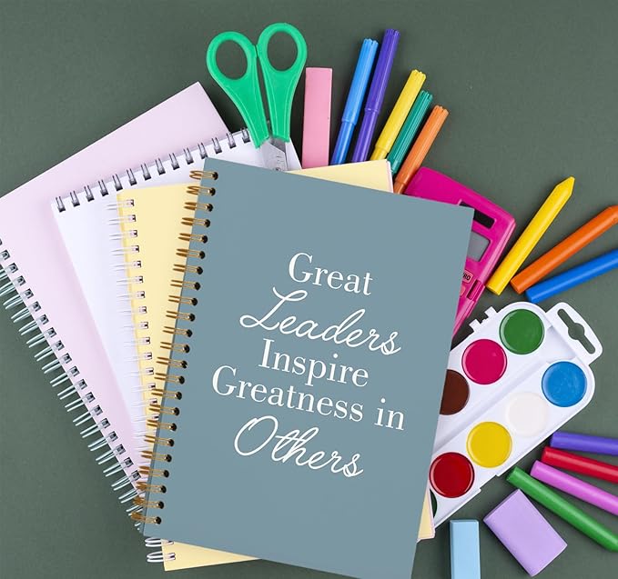 OXW Blue Meeting Notebooks for Work, Leadership Gifts Office Work Notebook - Image 6