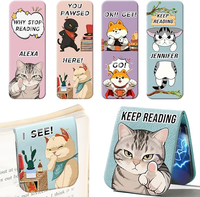 Magnetic Bookmark Clip Personalized by Unknown