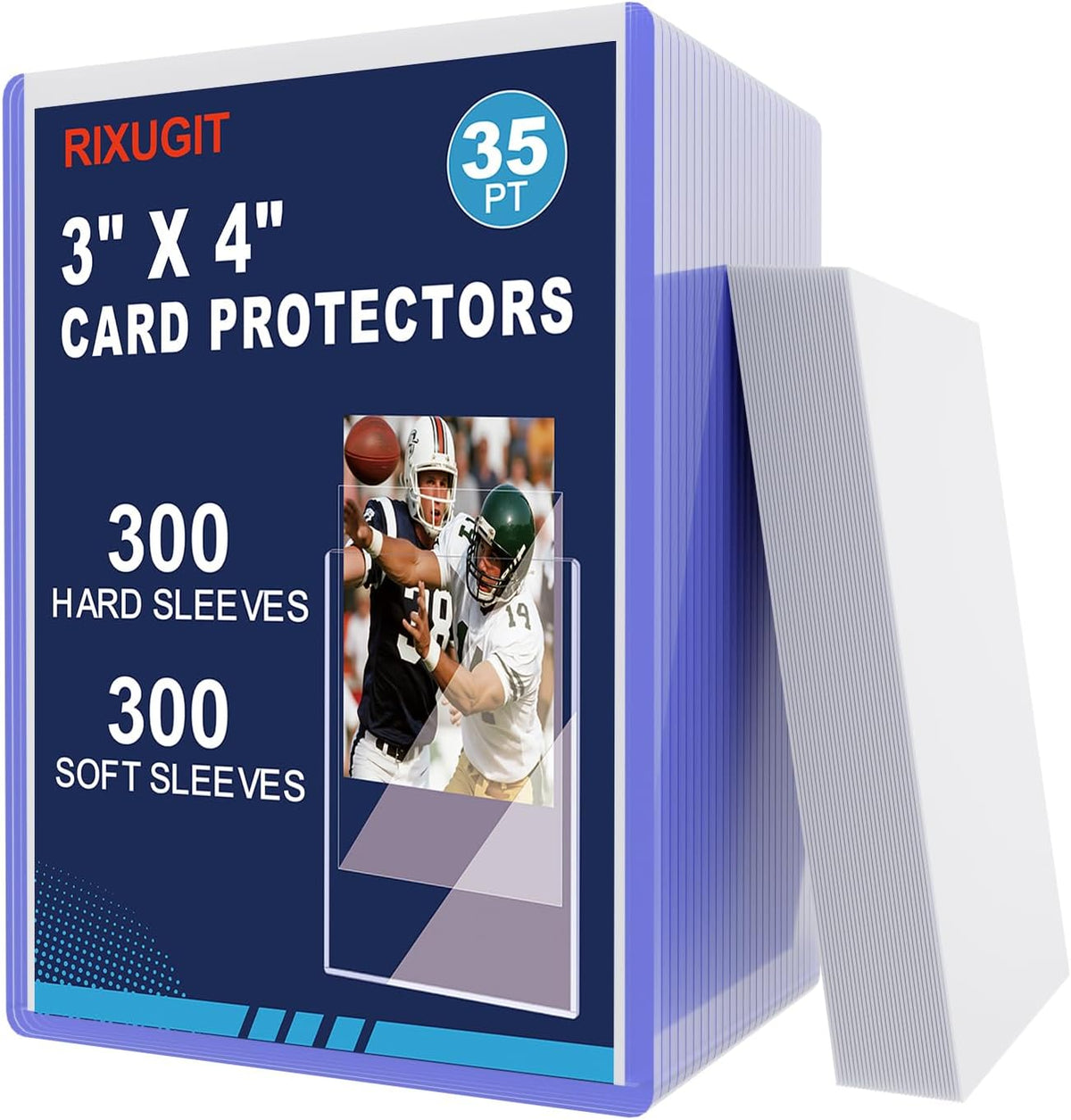 600 Hard Plastic Trading Card Protector