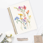 JWVK Vintage Wild Flower Botanical Plant Notebook 06, Rustic Spring Floral - Image 3