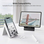 SAIJI Adjustable Tablet Stand Holder Portable Foldable Desktop Stand Dock - Image 5