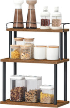 HOOBRO Kitchen Countertop Organizer, Moveable Corner Shelf, Desktop Storage - Image 8