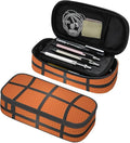 Basketball Ball Texture Pencil Case Big Capacity Storage Pencil Pouch by HKHEHOP