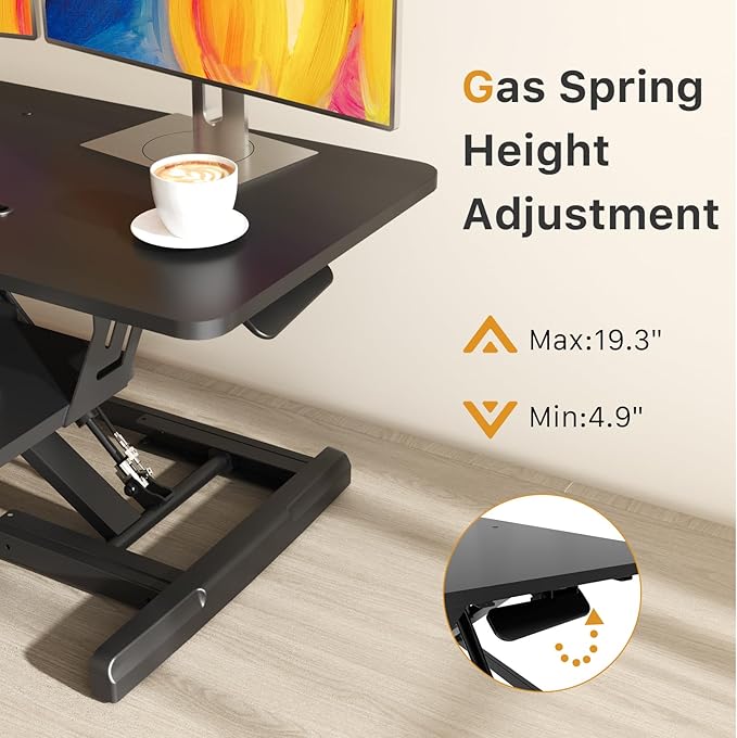 JOY worker Standing Desk Converter, Desktop Workstation Riser - Image 3