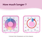 TWENTY5 SEVEN Countdown Timer 7.5 inch, 60 Minute 1 Hour Visual Timer - Image 5