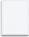 Graph Paper Pad for Blueprint Drawings, Engineering Drawing, and Planning by NextDayLabels