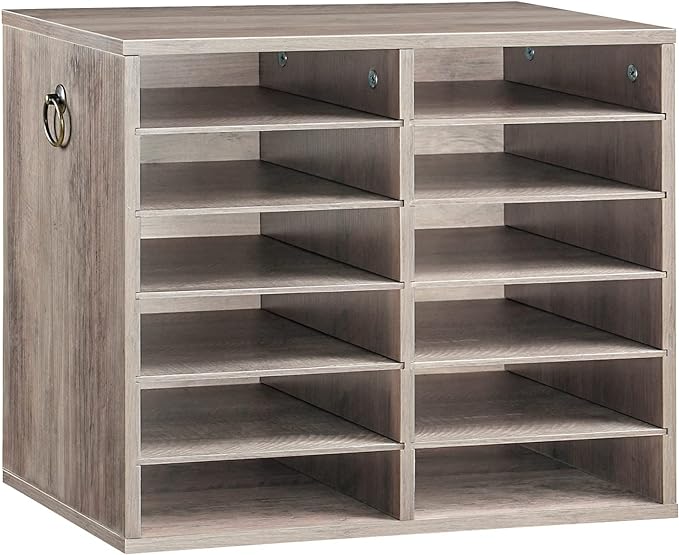 HOOBRO Literature Organizers, 12 Compartments Office Mailbox by HOOBRO
