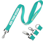 Wristband Bros Custom Lanyards For ID Badges, Keys & More | Add Text & Logos | by WristbandBros