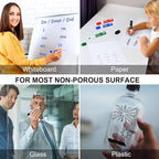 SUQJOY Dry Erase Markers, BulletTip Whiteboard Markers, Low Odor Thick Dry - Image 6