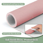 Boutilon Leather Desk Pad Protector, Non-Slip Mouse Pad, Laptop Desk Pad - Image 4