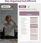 104 Pgs To Do List Notepad, 52 Undated Sheets Duplex-printed Daily Planner - Image 5