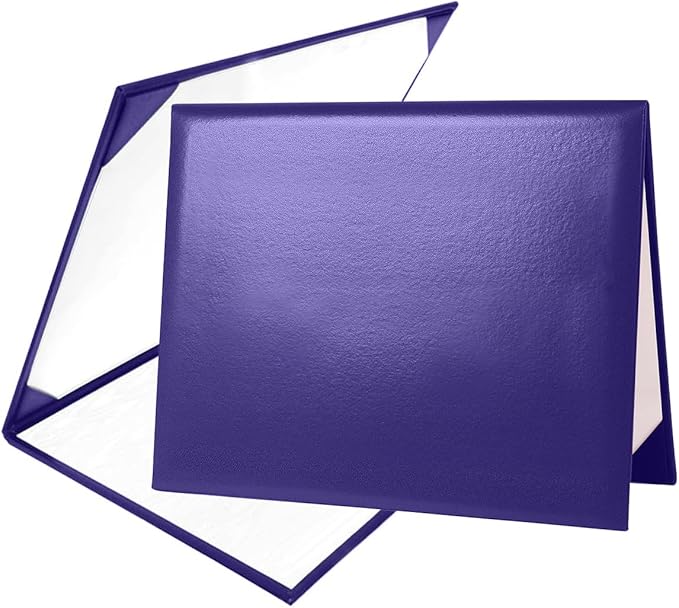 Diploma Cover 8.5” x11” Diploma Holder of Graduation Leatherette Padded - Image 2