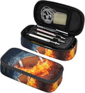 American Football Ball Themed Pencil Case Big Capacity Storage Pencil Pouch by HKHEHOP